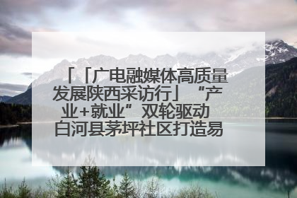 「广电融媒体高质量发展陕西采访行」“产业+就业”双轮驱动 白河县茅坪社区打造易地搬迁后扶新样本