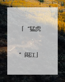 “猛虎”闹江