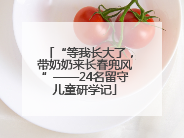 “等我长大了，带奶奶来长春兜风”——24名留守儿童研学记