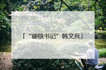 “硬核书记”韩文兵
