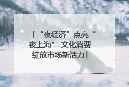 “夜经济”点亮“夜上海” 文化消费绽放市场新活力