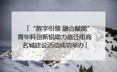 “数字引领 融合赋能”青年科创新锐助力宿迁电商名城建设活动成功举办