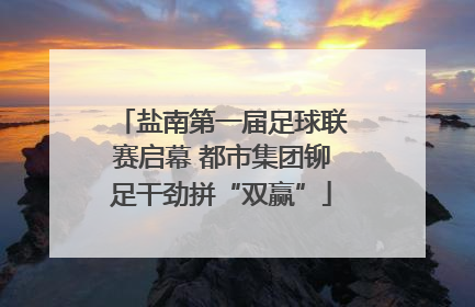 盐南第一届足球联赛启幕 都市集团铆足干劲拼“双赢”