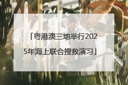 粤港澳三地举行2025年海上联合搜救演习