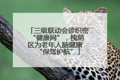 三级联动会诊织密 “健康网”，槐荫区为老年人脑健康 “保驾护航”