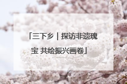 三下乡｜探访非遗瑰宝 共绘振兴画卷