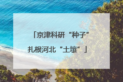 京津科研“种子”扎根河北“土壤”