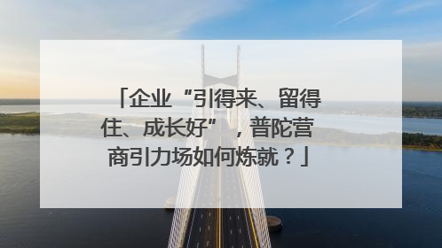 企业“引得来、留得住、成长好”，普陀营商引力场如何炼就？
