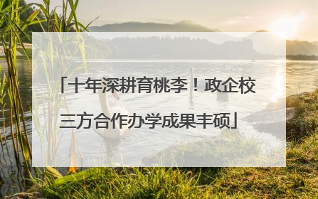 十年深耕育桃李！政企校三方合作办学成果丰硕