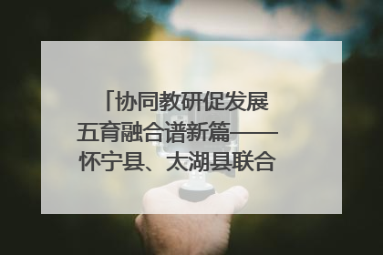 协同教研促发展 五育融合谱新篇——怀宁县、太湖县联合教研活动在月山镇中心学校成功举办