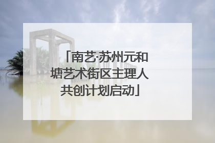 南艺·苏州元和塘艺术街区主理人共创计划启动