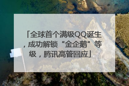 全球首个满级QQ诞生，成功解锁“金企鹅”等级，腾讯高管回应