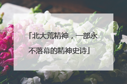 北大荒精神，一部永不落幕的精神史诗