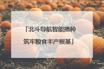 北斗导航智能播种 筑牢粮食丰产根基