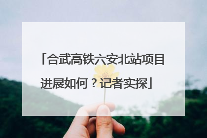 合武高铁六安北站项目进展如何？记者实探
