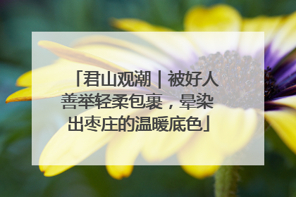君山观潮｜被好人善举轻柔包裹，晕染出枣庄的温暖底色