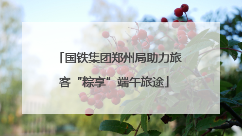 国铁集团郑州局助力旅客“粽享”端午旅途