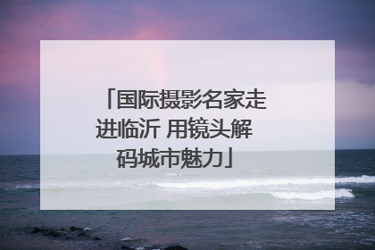 国际摄影名家走进临沂 用镜头解码城市魅力