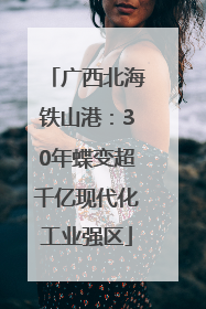 广西北海铁山港：30年蝶变超千亿现代化工业强区
