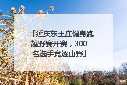 延庆东王庄健身跑越野赛开赛，300名选手竞逐山野