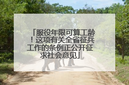 服役年限可算工龄！这项有关全省征兵工作的条例正公开征求社会意见