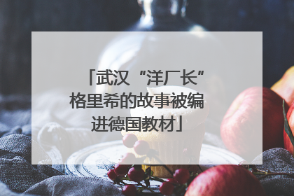 武汉“洋厂长”格里希的故事被编进德国教材
