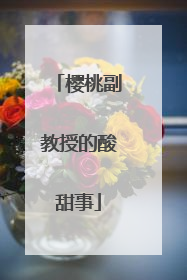 樱桃副教授的酸甜事