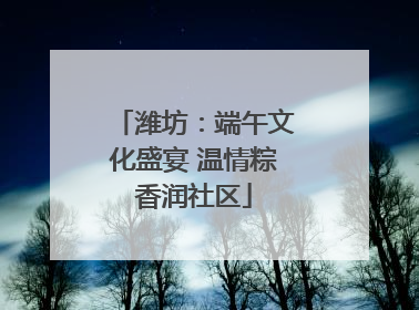 潍坊：端午文化盛宴 温情粽香润社区