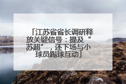 江苏省省长调研释放关键信号：提及“苏超”，还下场与小球员踢球互动