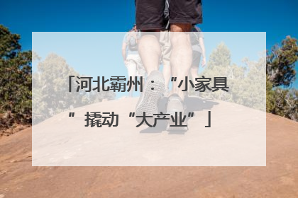 河北霸州：“小家具”撬动“大产业”