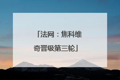 法网：焦科维奇晋级第三轮