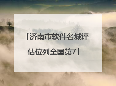 济南市软件名城评估位列全国第7