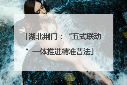 湖北荆门：“五式联动”一体推进精准普法