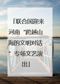 联合国迎来河南“跨越山海的文明对话”专场文艺演出