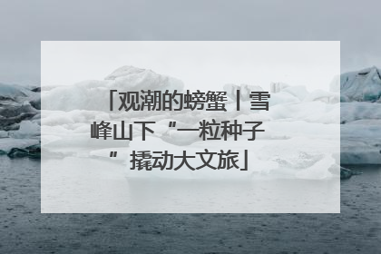 观潮的螃蟹丨雪峰山下“一粒种子”撬动大文旅