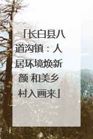 长白县八道沟镇：人居环境焕新颜 和美乡村入画来
