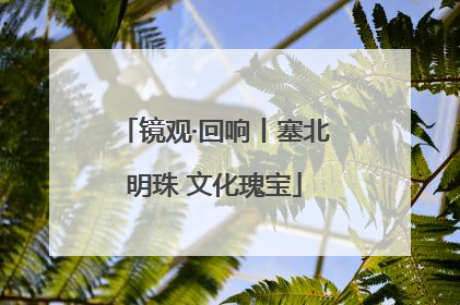 镜观·回响丨塞北明珠 文化瑰宝