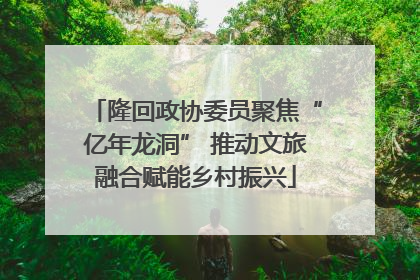 隆回政协委员聚焦“亿年龙洞” 推动文旅融合赋能乡村振兴