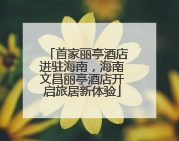 首家丽亭酒店进驻海南，海南文昌丽亭酒店开启旅居新体验